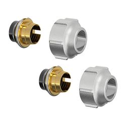 Flamco Klemmverschraubung-Set A11 12x1mm x G 3/4" Innengewinde Eurokonus Messing vernick... FLAMCO-F11171 4013852234710 (Abb. 1)