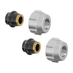 Flamco Klemmverschraubung-Set A1 10x1mm x G 3/4" Innengewinde Eurokonus Messing vernicke... FLAMCO-F11187 4013852207479 (Abb. 1)