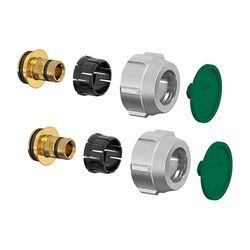 Flamco Klemmverschraubung-Set A3 16x2mm x G 3/4" Innengewinde Eurokonus Messing vernicke... FLAMCO-F11405 4013852235779 (Abb. 1)