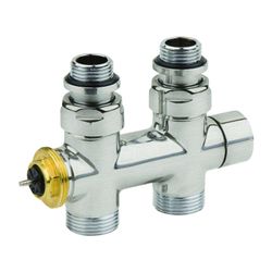 Flamco Design Ventilhahnblock Durchgang 739S G 1/2" Außengewinde x G 3/4" Außengewinde ... FLAMCO-C739035 3430650448346 (Abb. 1)