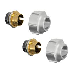 Flamco Klemmverschraubung-Set A11 12x1mm x G 3/4" Innengewinde Eurokonus Messing vernick... FLAMCO-F11171 4013852234710 (Abb. 1)