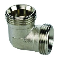 Flamco Kupplungswinkel G 3/4" Außengewinde Eurokonus Messing vernickelt... FLAMCO-F10387 4013852204287 (Abb. 1)