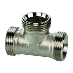 Flamco Kupplungs-T-Stück G 3/4" Außengewinde Eurokonus Messing vernickelt... FLAMCO-F10388 4013852204294 (Abb. 1)