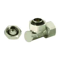 Flamco DIN-Adapter G 1/2" Innengewinde x G 3/4" Außengewinde Messing vernickelt... FLAMCO-F10550 4013852205093 (Abb. 1)