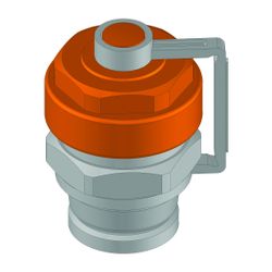Flamco Kappe für FE-Stopfen G 3/4" Innengewinde Messing vernickelt... FLAMCO-F10642 4013852245501 (Abb. 1)