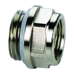 Flamco Reduzierstopfen Standard G 1/2" Außengewinde x G 3/8" Innengewinde Messing vernic... FLAMCO-F10705 4013852205680 (Abb. 1)