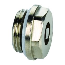 Flamco Luftstopfen A Standard G 1/2" Außengewinde Messing vernickelt... FLAMCO-F10711 4013852205710 (Abb. 1)