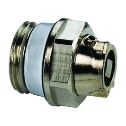 Flamco Luftstopfen C Exclusiv G 1/2" Außengewinde Messing vernickelt Metall Auslauf, sch... FLAMCO-F10814 4013852206267 (Abb. 1)