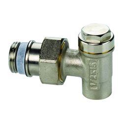 Flamco Rücklaufverschraubung Eck Typ L G 1/2" Außengewinde x Löt 15 Messing vernickelt s... FLAMCO-F11766 4013852210622 (Abb. 1)