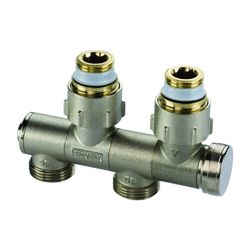 Flamco Variocon Hahnblock schwenkbar FE1 G 3/4" Innengewinde x G 3/4" Außengewinde verni... FLAMCO-F12003 4013852211353 (Abb. 1)