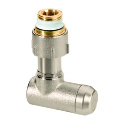 Flamco Teleskop-Eckverschraubung EV1 G 3/4" Innengewinde x 12mm Messing vernickelt mit N... FLAMCO-F13427 4013852212282 (Abb. 1)