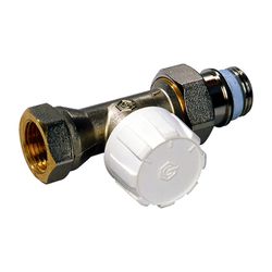 Flamco Thermostatventil Durchgang DN 10 mit Voreinstellung, Rp 3/8" x G 1/2" Außengewind... FLAMCO-F34000 4013852270220 (Abb. 1)