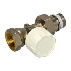 Flamco Thermostatventil Durchgang kurz DN 15 mit Voreinstellung, Rp 1/2" x G 1/2" Außeng... FLAMCO-F34011 4013852270336 (Abb. 1)