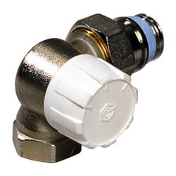 Flamco Thermostatventil Winkeleck links DN 15 mit Voreinstellung, Rp 1/2" x G 1/2" Außen... FLAMCO-F34015 4013852270374 (Abb. 1)