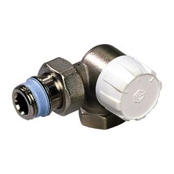Flamco Thermostatventil Winkeleck re. DN 15 mit Voreinstellung, Rp 1/2" x G 1/2" Außenge... FLAMCO-F34016 4013852270381 (Abb. 1)