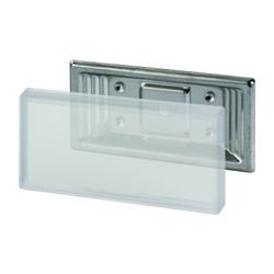 Flamco Anschraub-Schilderhalter Edelstahl, Kunststoff für Schilder 100x50mm... FLAMCO-F55006 4013852216907 (Abb. 1)