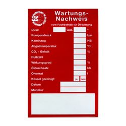 Flamco Wartungsetiketten Öl selbstklebend, Papier, Rot... FLAMCO-F55119 4013852217539 (Abb. 1)