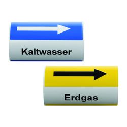 Flamco Kennzeichnungsaufkleber Kaltwasser PE, Blau... FLAMCO-F55165 4013852217829 (Abb. 1)