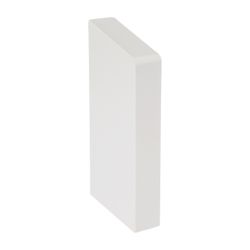 Flamco Endstück T für Sockelleiste T links Kunststoff, Weiß... FLAMCO-F71045 4013852221734 (Abb. 1)