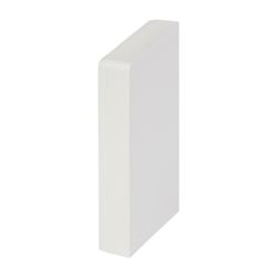 Flamco Endstück T für Sockelleiste T rechts Kunststoff, Weiß... FLAMCO-F71061 4013852221802 (Abb. 1)