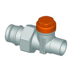 Flamco Kappe für Rücklaufverschraubung Typ L und N Messing vernickelt... FLAMCO-F99577 4013852243293 (Abb. 1)