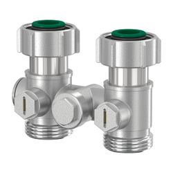 Flamco Exclusiv Durchgang Einrohr-Hahnblock D2/50 G 3/4" Innengewinde x G 3/4" Außengewi... FLAMCO-F10005 4013852200098 (Abb. 1)
