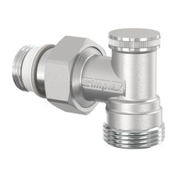 Flamco Rücklaufverschraubung Eck Typ N G 1/2" Außengewinde x G 3/4" Außengewinde Eurokon... FLAMCO-F10375 4013852204072 (Abb. 1)
