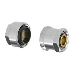 Flamco Plus DVGW Schwarzrohradapter für Rohr 3/8" x G 3/4" Innengewinde für Eurokonus... FLAMCO-F13064 4013852268807 (Abb. 1)
