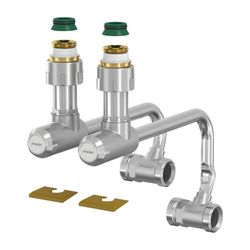 Flamco Anschlussgarnitur VK31 Eurokonus G 3/4" Innengewinde x G 3/4" Außengewinde Messin... FLAMCO-F13468 4013852255388 (Abb. 1)