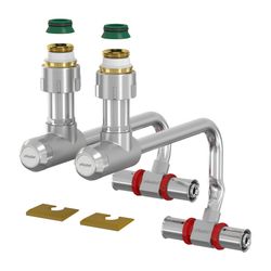 Flamco Anschlussgarnitur VK31 U/F/H/TH-Kontur G 3/4" Innengewinde x Press 16x2 vernickel... FLAMCO-F13482 4013852262317 (Abb. 1)