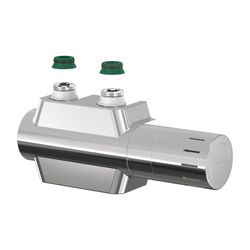 Flamco Ventilhahnblock Variodesign Einrohr mit Thermostatkopf TC-D1 und Blende, verchrom... FLAMCO-F12166 4013852270015 (Abb. 1)