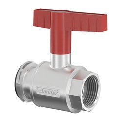 Flamco Pumpen-Kugelhahn mit Flügelgriff DN 32 G1 1/4i PN 16 Messing vernickelt... FLAMCO-F10128 4013852201491 (Abb. 1)
