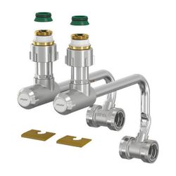 Flamco Anschlussgarnitur VK31 Sirocon G 3/4" Innengewinde x Sirocon Messing vernickelt m... FLAMCO-F13450 4013852212497 (Abb. 1)
