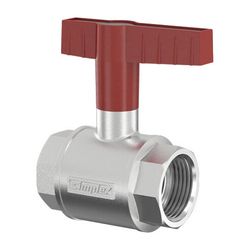 Flamco Kugelhahn mit Flügelgriff DN 15 G 1/2" Innengewinde PN 16 Messing vernickelt... FLAMCO-F10120 4013852201323 (Abb. 1)