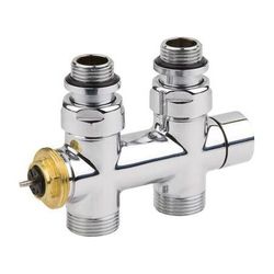 Flamco Design Ventilarmatur Durchgang 739C G 1/2" Außengewinde x G 3/4" Außengewinde Eu... FLAMCO-C739015 3430650448322 (Abb. 1)