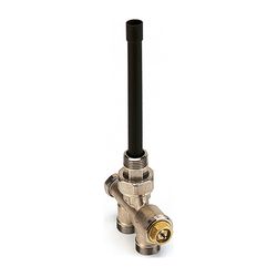 Flamco 4-Wegeventil D445 Messing vernickelt M30, 1/2"x3/4" Eurokonus, für Einrohrsystem... FLAMCO-C445406 3430650139503 (Abb. 1)