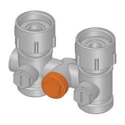 Flamco Kappe für Einrohr-Hahnblock Messing vernickelt... FLAMCO-F10034 4013852241855 (Abb. 1)