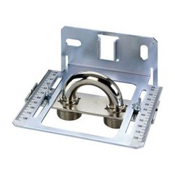 Flamco Montageschablone für Ventil-Heizkörper Achsabstand 50mm, Stahlblech verzinkt... FLAMCO-F10039 4013852200739 (Abb. 1)