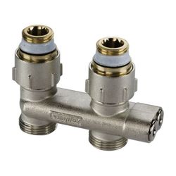 Flamco Umlenkstück Durchgang mit Absperrung D1/50 G 3/4" Innengewinde x G 3/4" Außengewi... FLAMCO-F10076 4013852200999 (Abb. 1)