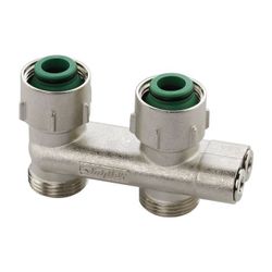 Flamco Umlenkstück Durchgang D2/50 G 3/4" Innengewinde x G 3/4" Außengewinde Messing ver... FLAMCO-F10078 4013852201019 (Abb. 1)