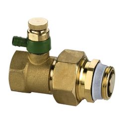 Flamco Ex-Kupplung A mit Entleerung DN 20 G 3/4" Außengewinde x G 3/4" Innengewinde Mess... FLAMCO-F10305 4013852203426 (Abb. 1)