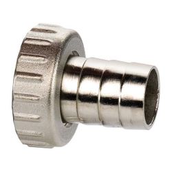Flamco Schlauchverschraubung G 1" Innengewinde, für Schlauch DN 20, Messing vernickelt... FLAMCO-F10345 4013852246140 (Abb. 1)