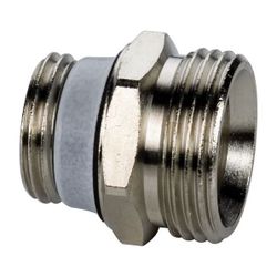 Flamco Anschlussnippel G 1/2" Außengewinde x G 3/4" Außengewinde Eurokonus Messing verni... FLAMCO-F10390 4013852204317 (Abb. 1)