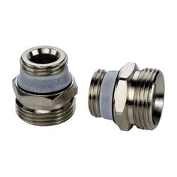 Flamco Anschluss-Set D5 G 1/2" Außengewinde x G 3/4" Außengewinde Eurokonus Messing vern... FLAMCO-F10391 4013852204331 (Abb. 1)