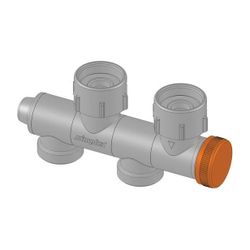 Flamco Kappe für Hahnblock Variocon Messing vernickelt mit Dichtscheibe... FLAMCO-F10431 4013852256309 (Abb. 1)
