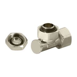 Flamco DIN-Adapter G 1/2" Innengewinde x G 3/4" Außengewinde Messing vernickelt... FLAMCO-F10550 4013852205093 (Abb. 1)