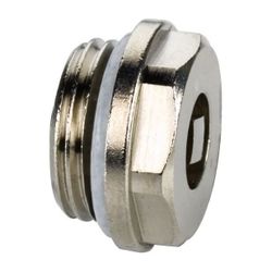 Flamco Luftstopfen A Standard G 1/2" Außengewinde Messing vernickelt... FLAMCO-F10711 4013852205710 (Abb. 1)