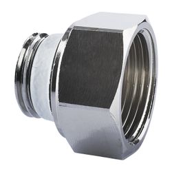 Flamco Erweiterungsstopfen G 1/2" Außengewinde x G 3/4" Innengewinde Messing vernickelt ... FLAMCO-F10822 4013852206298 (Abb. 1)