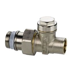Flamco Rücklaufverschraubung Durchgang Typ L G 1/2" Außengewinde x Löt 15 Messing vernic... FLAMCO-F11756 4013852210585 (Abb. 1)