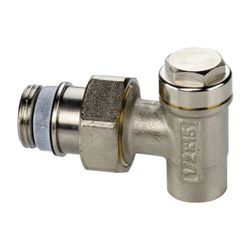 Flamco Rücklaufverschraubung Eck Typ L G 1/2" Außengewinde x Löt 15 Messing vernickelt s... FLAMCO-F11766 4013852210622 (Abb. 1)